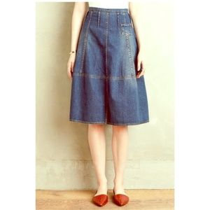 Holding Horses | Anthro Vicie Pieced Denim Skirt